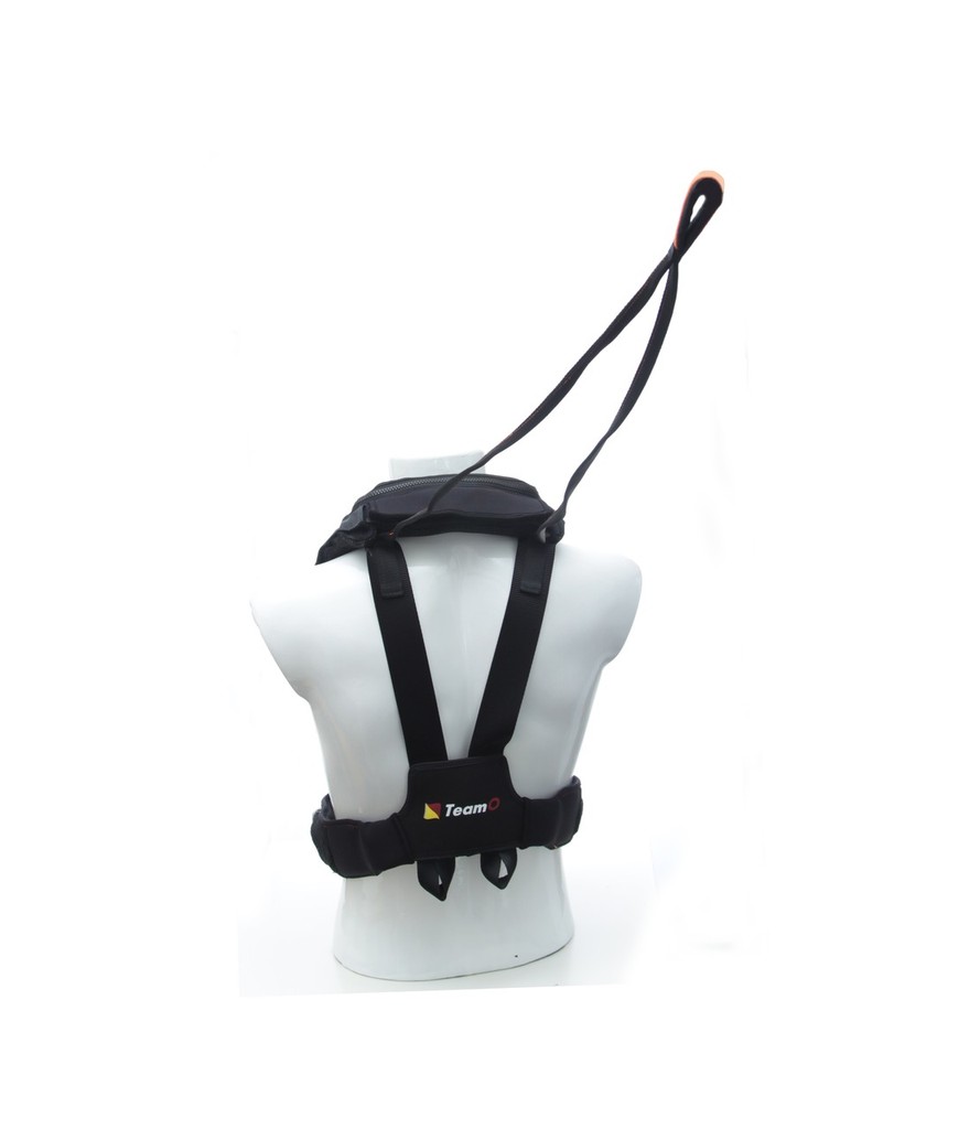 TeamO Back Pull harness (rear) © TeamO Marine Safety Products